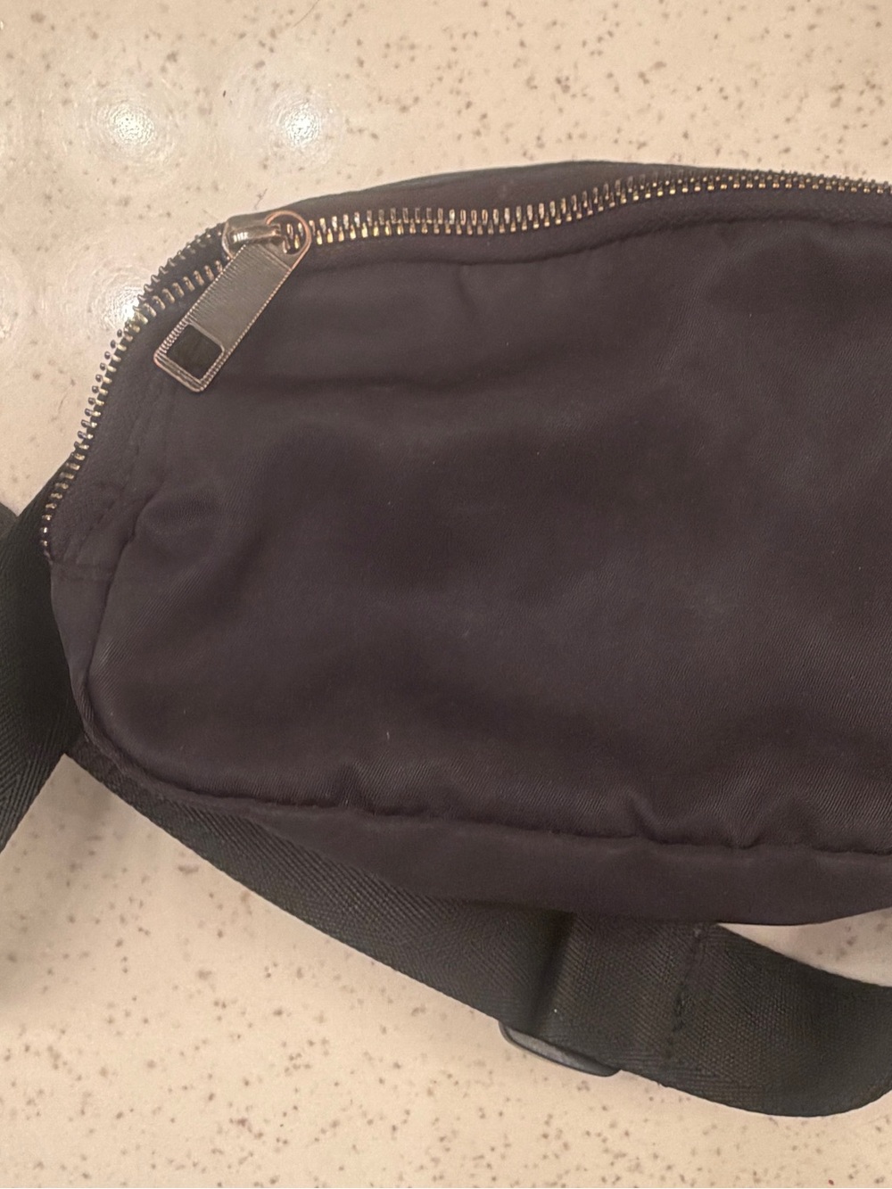 Black Nylon Crossbody Belt Bag - Minimal Everyday Carry